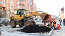 В Перми продолжается ремонт улиц Борчанинова и Советской, строят дорогу к «Пермским медведям»