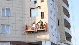 В Перми продолжается ремонт дома, поврежденного после атаки БПЛА