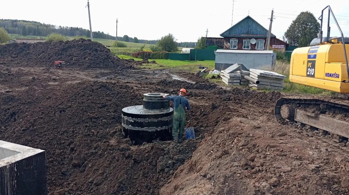 В Малом Ашапе завершено 89% строительства системы водоснабжения