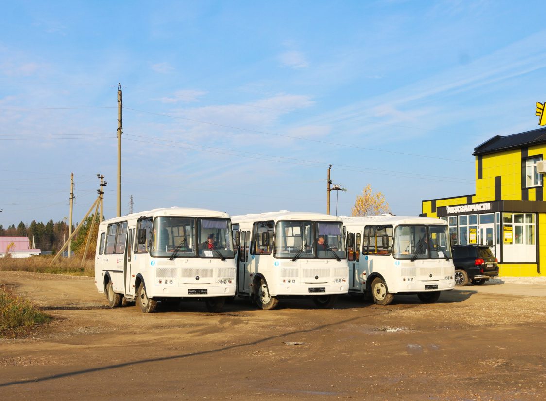 В Верещагинский и Чернушинский округа поступили новые автобусы по нацпроекту