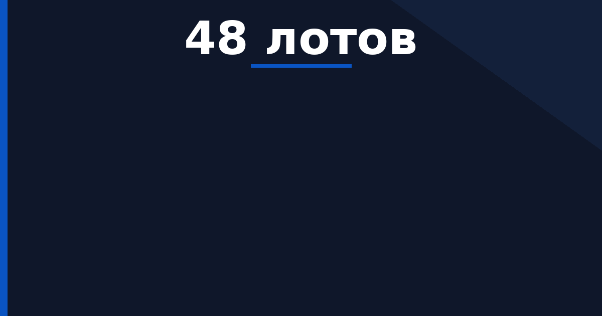 Торги в Пермском крае: 48 лотов выставили 31 июля — 4 августа 2026