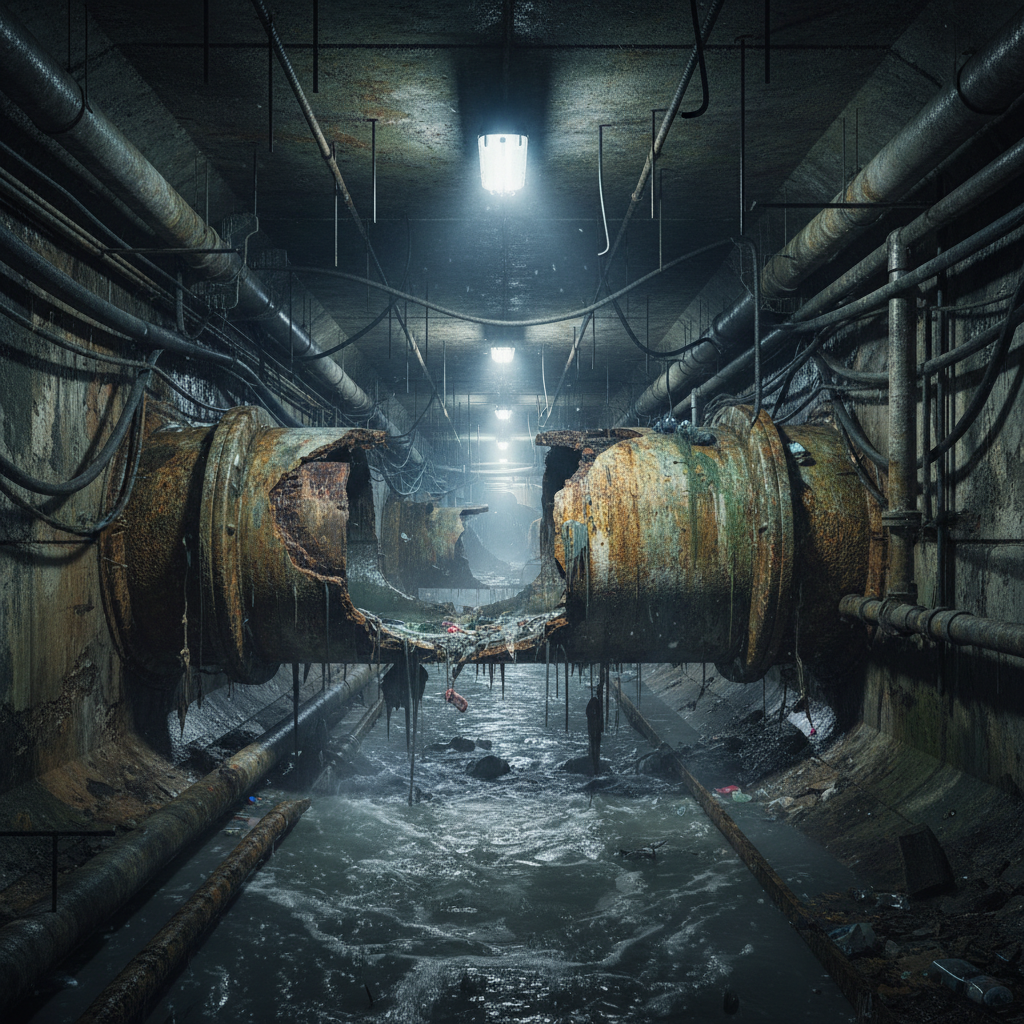 Прорыв коллектора затопил гаражный кооператив на Деревообделочной в Перми