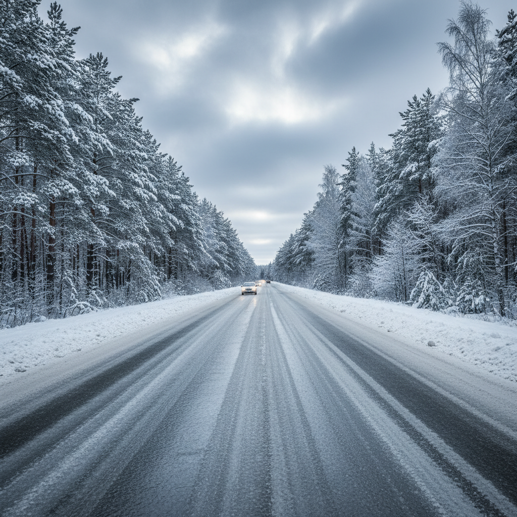 Гололедица в Пермском крае 28 марта создаст опасность на дорогах