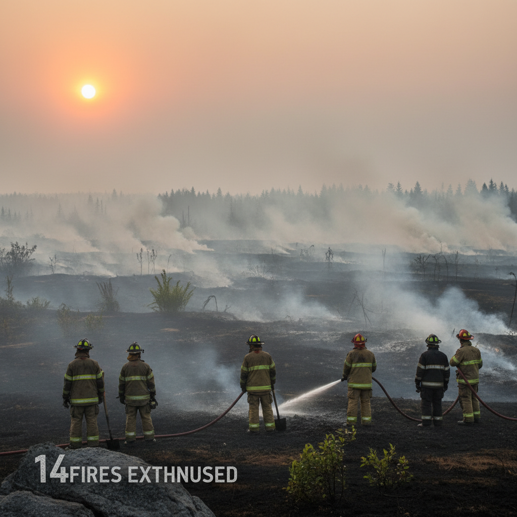 14 пожаров ликвидировали в Пермском крае за сутки 29 марта