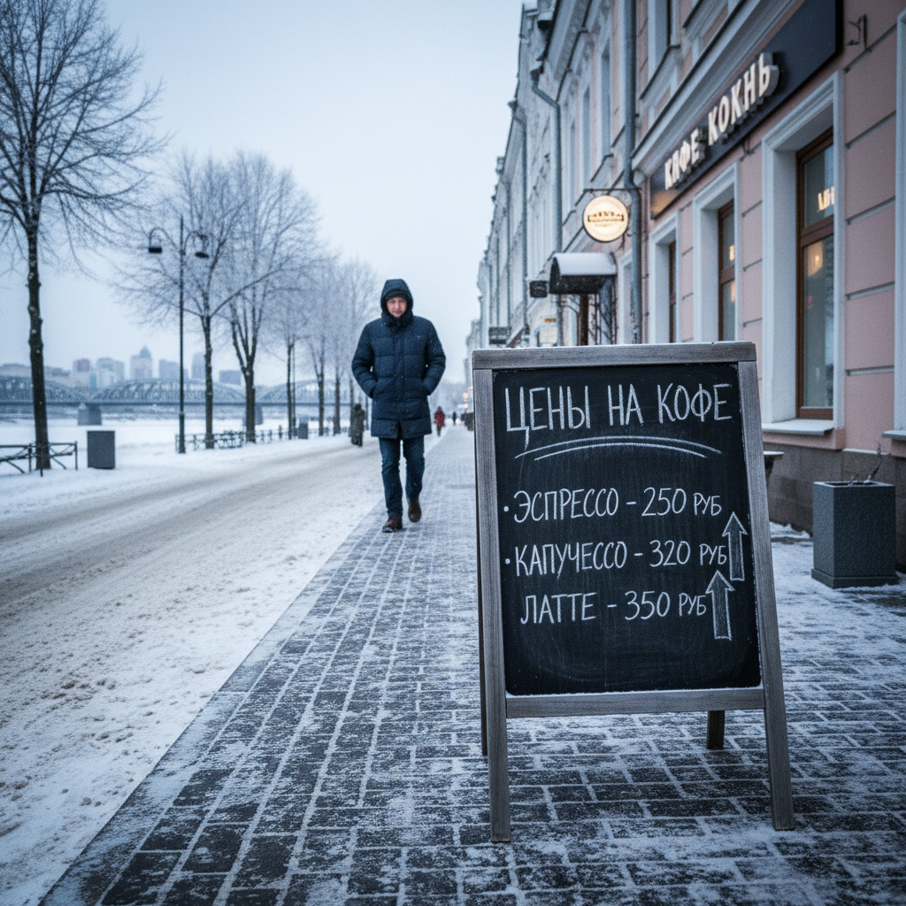 Кофе в Перми дорожает: рост цен на 20% за год