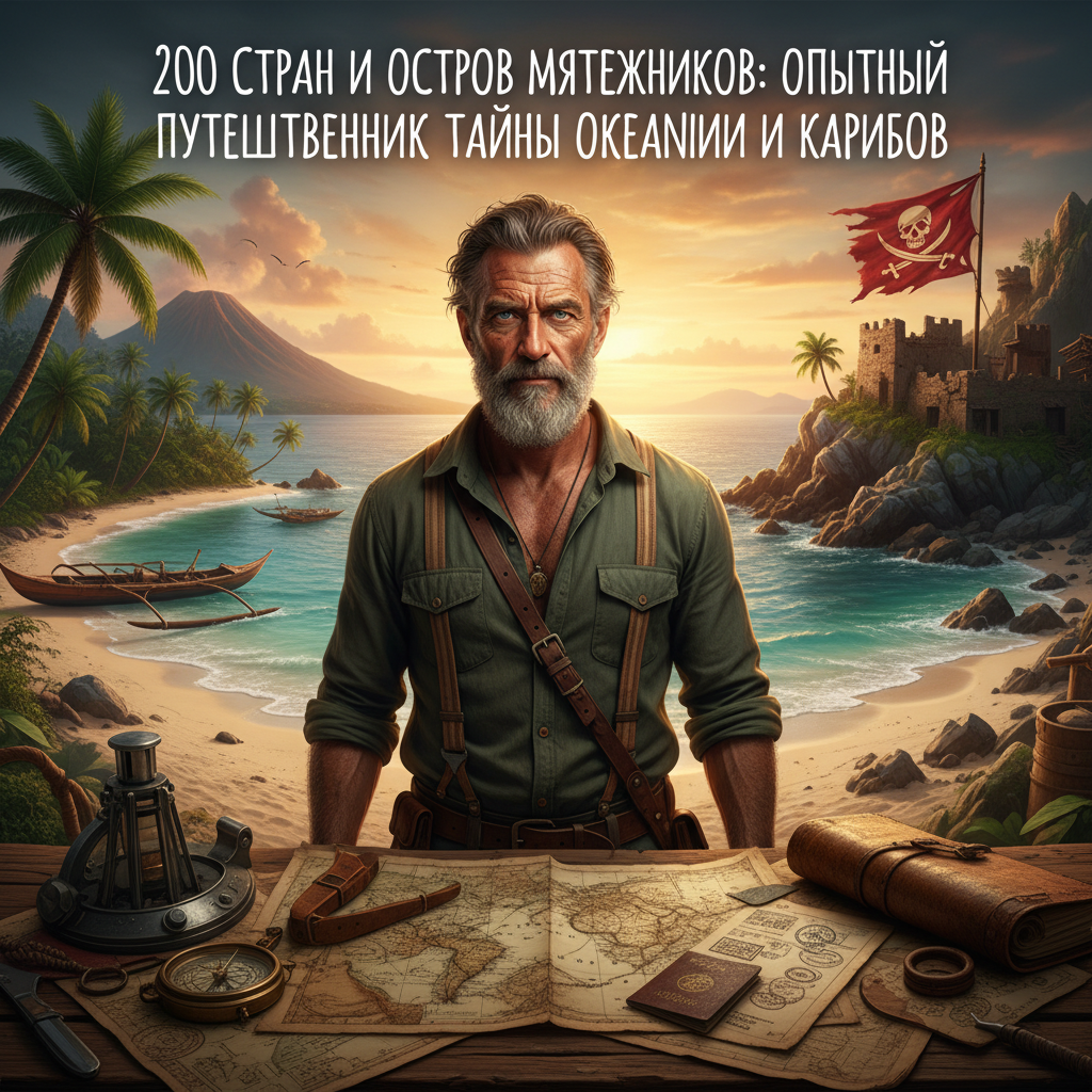 200 стран и остров мятежников: опытный путешественник раскрыл тайны Океании и Карибов