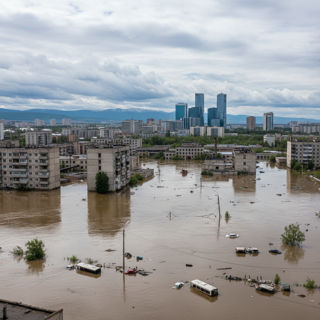 Паводок на юге Прикамья: уровень воды в реках вырос до четырех метров