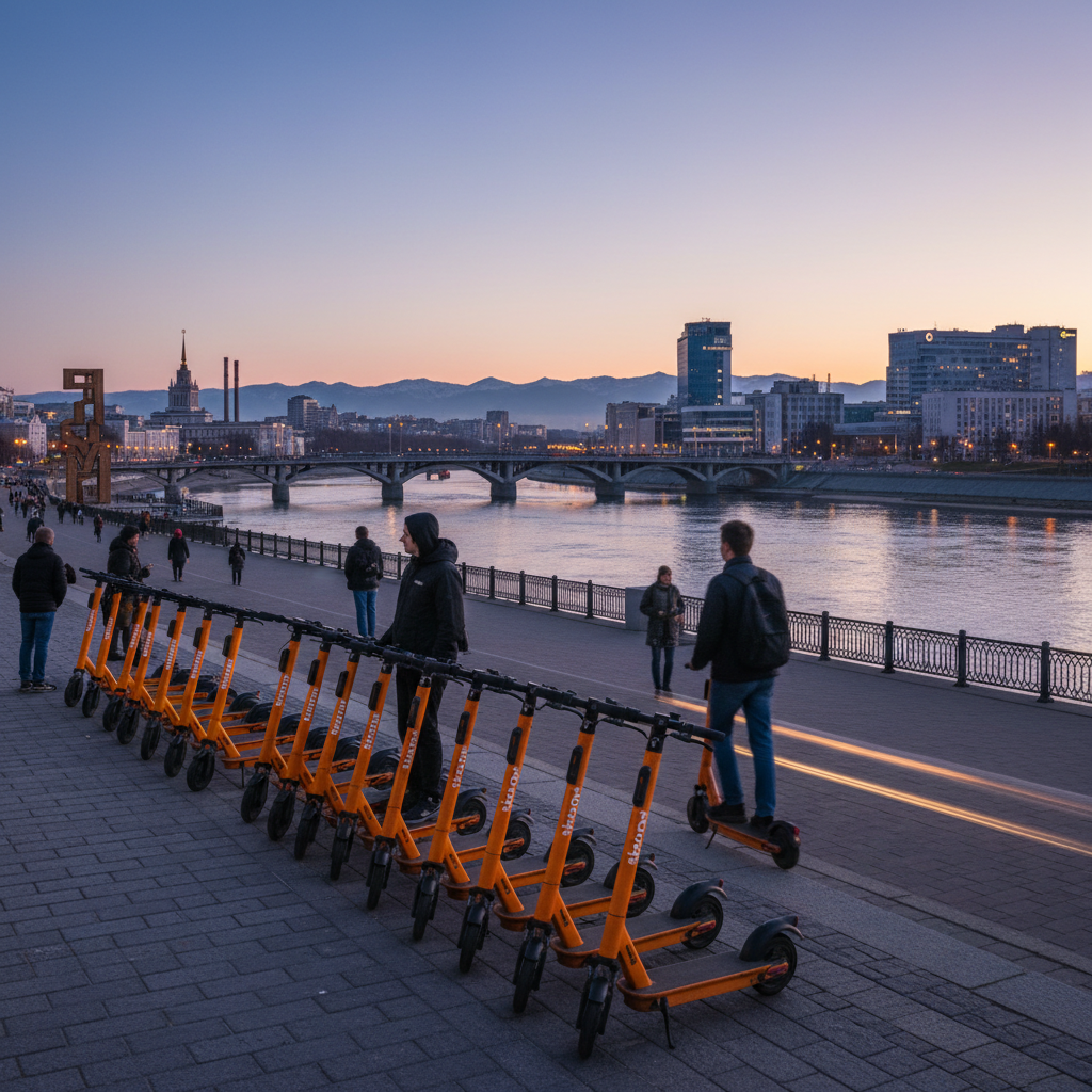 В Перми начали эвакуировать электровелосипеды Whoosh на штрафстоянку